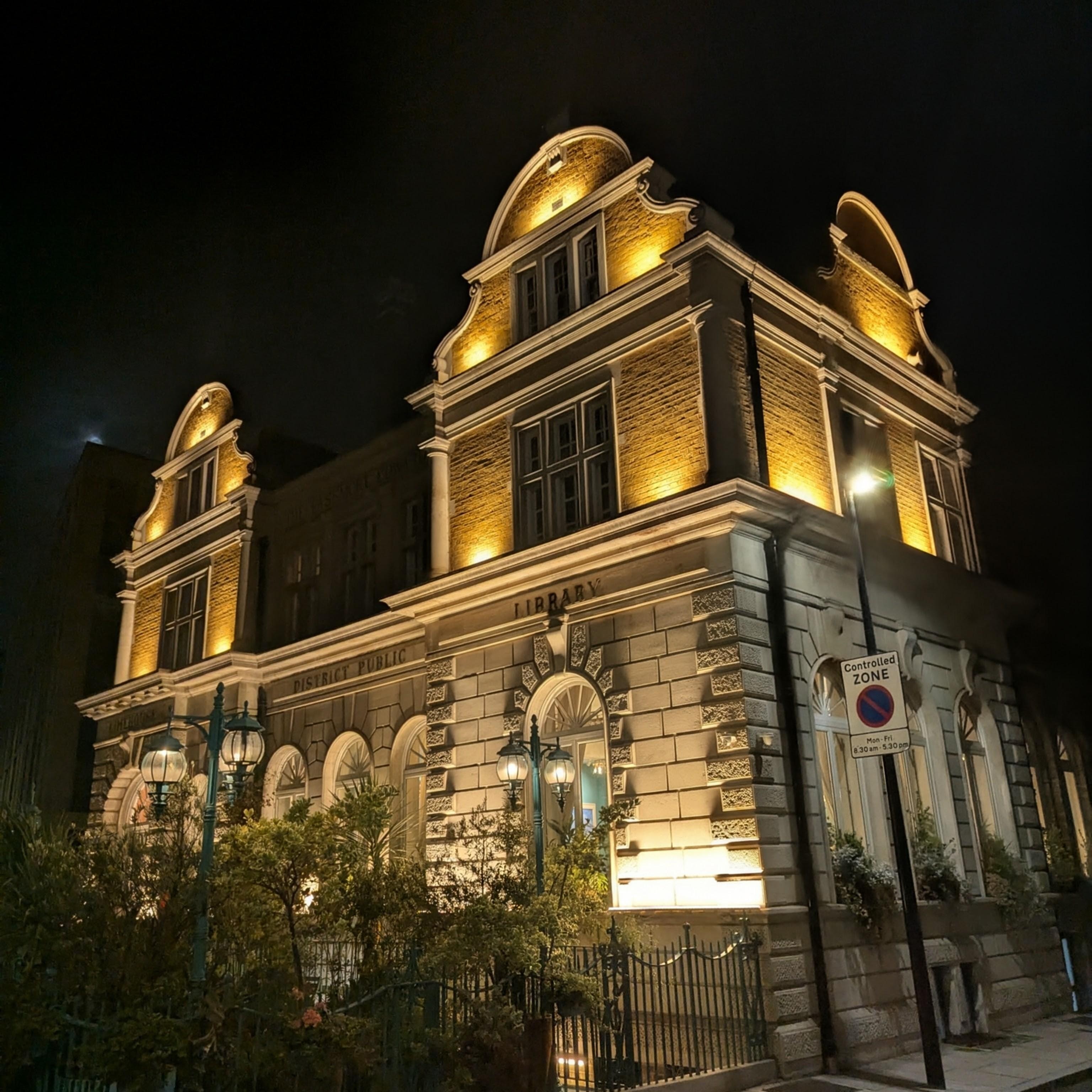 Beautiful exterior of the Limehouse library hotel 