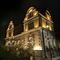 Beautiful exterior of the Limehouse library hotel