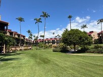 Looking up towards the complex, block 5 in background