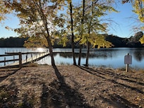 Marina area behind the lodge.