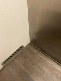 Visible dirt in the elevator