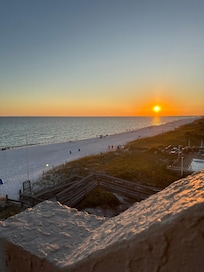 Sunset from balcony