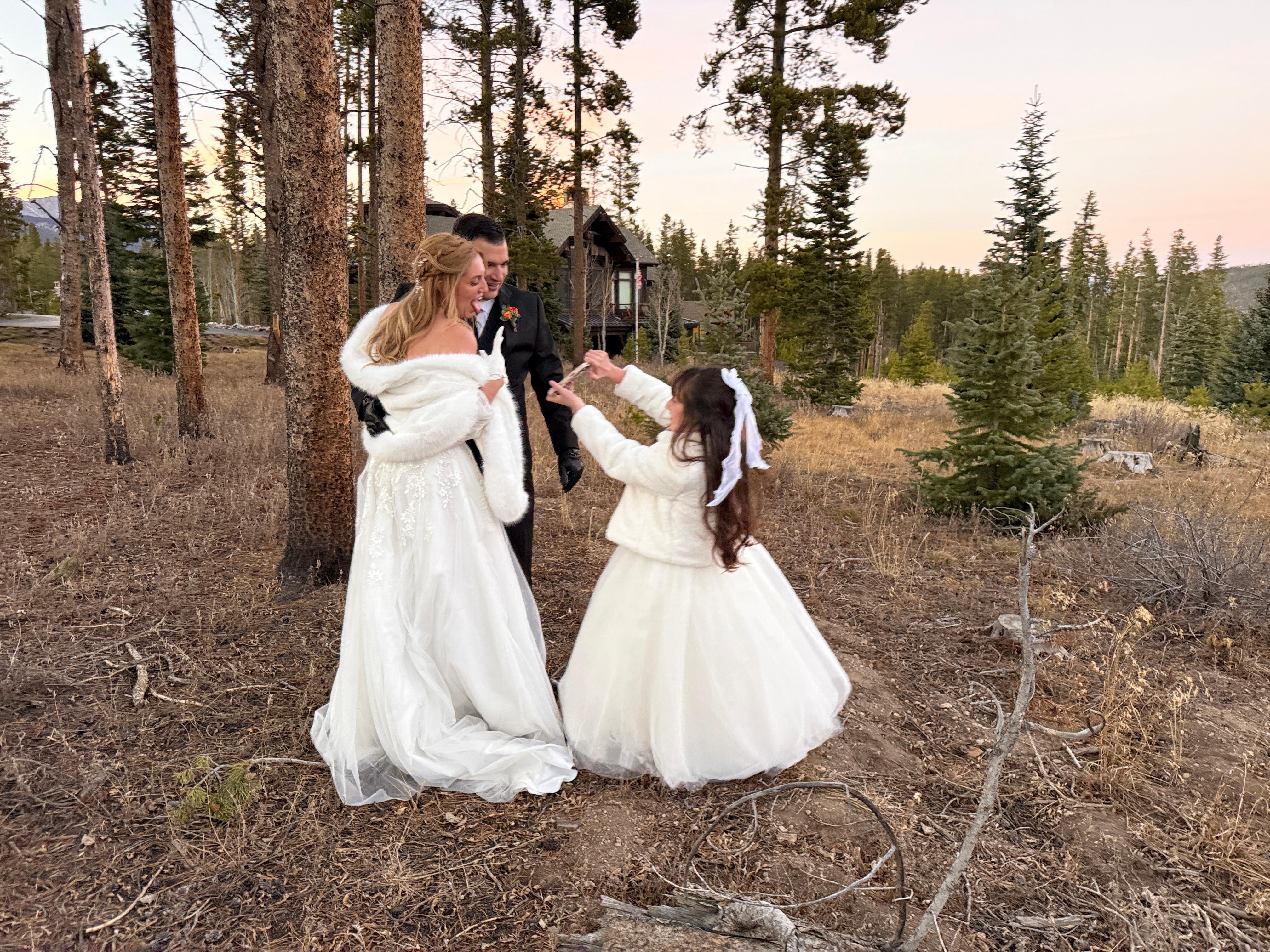 The back yard of the property.