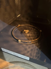 Dirty microwave upon arrival