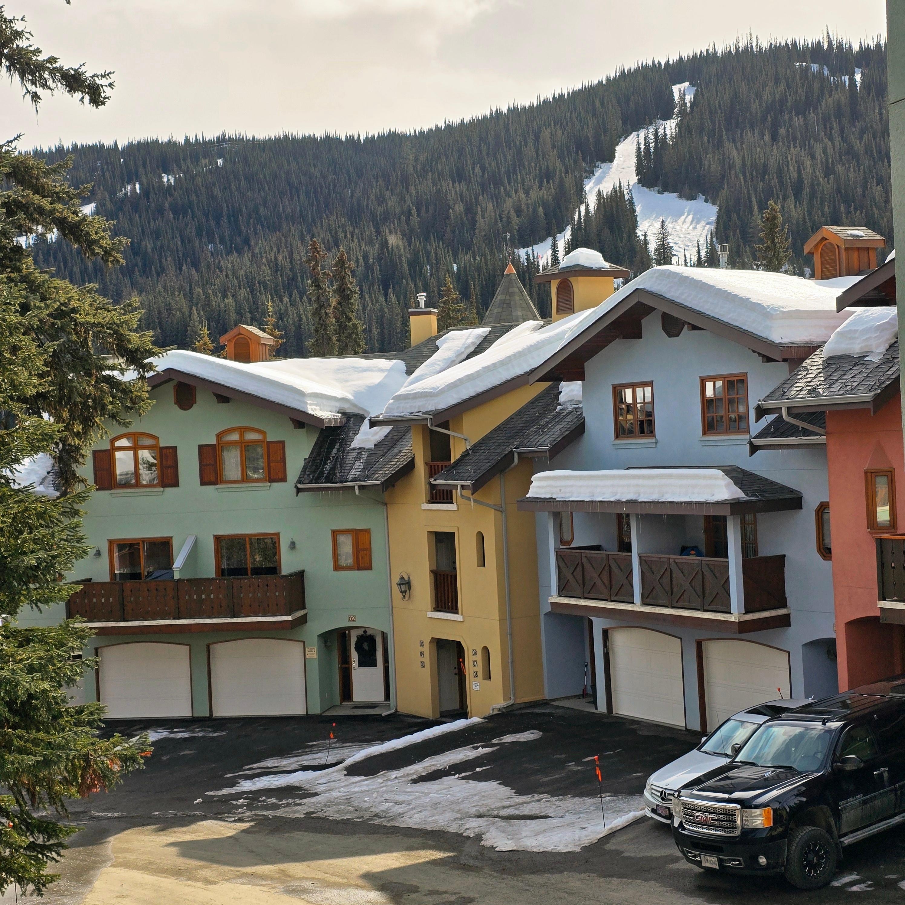 The view from the bedroom.