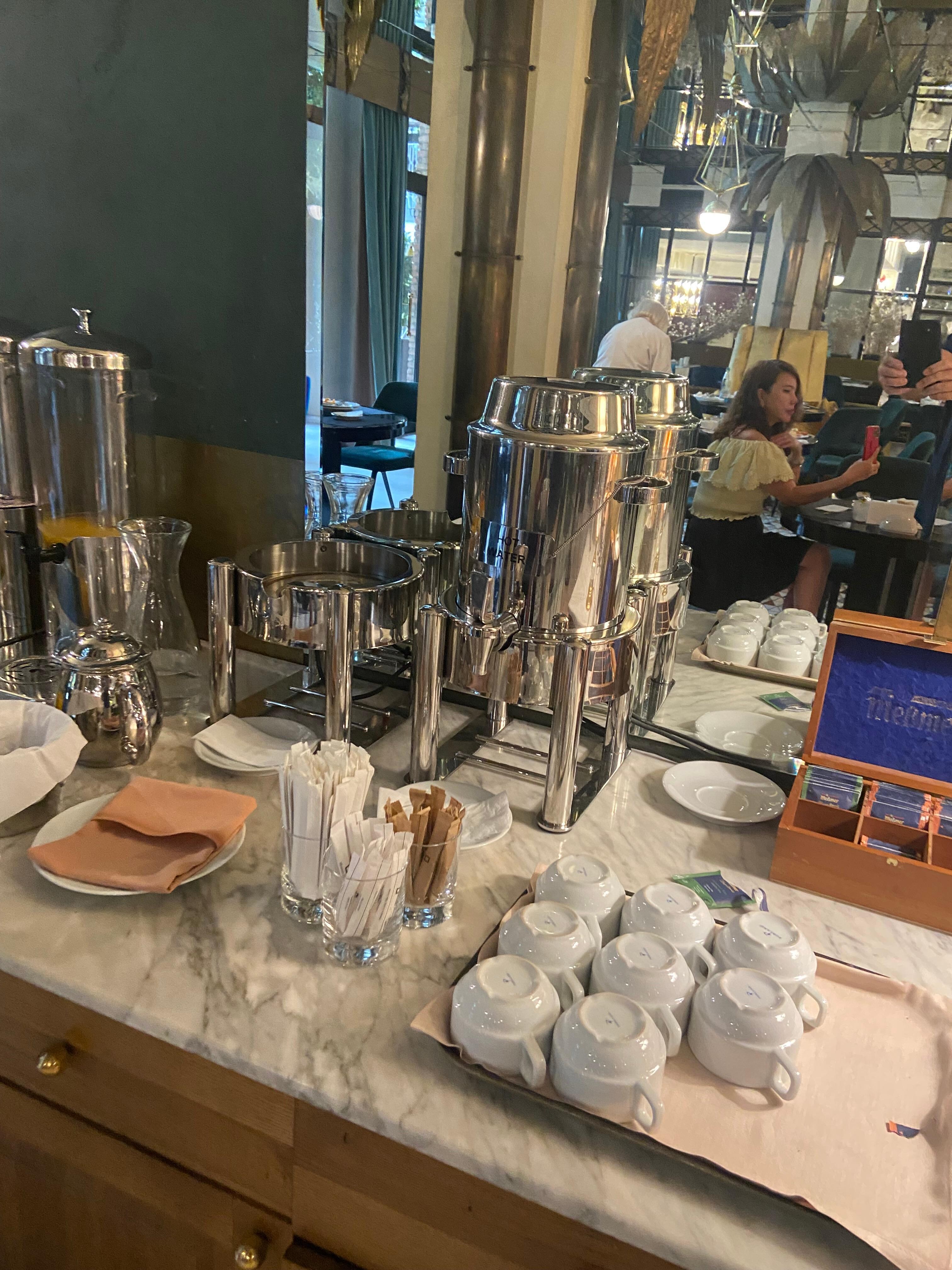 Coffee pot removed