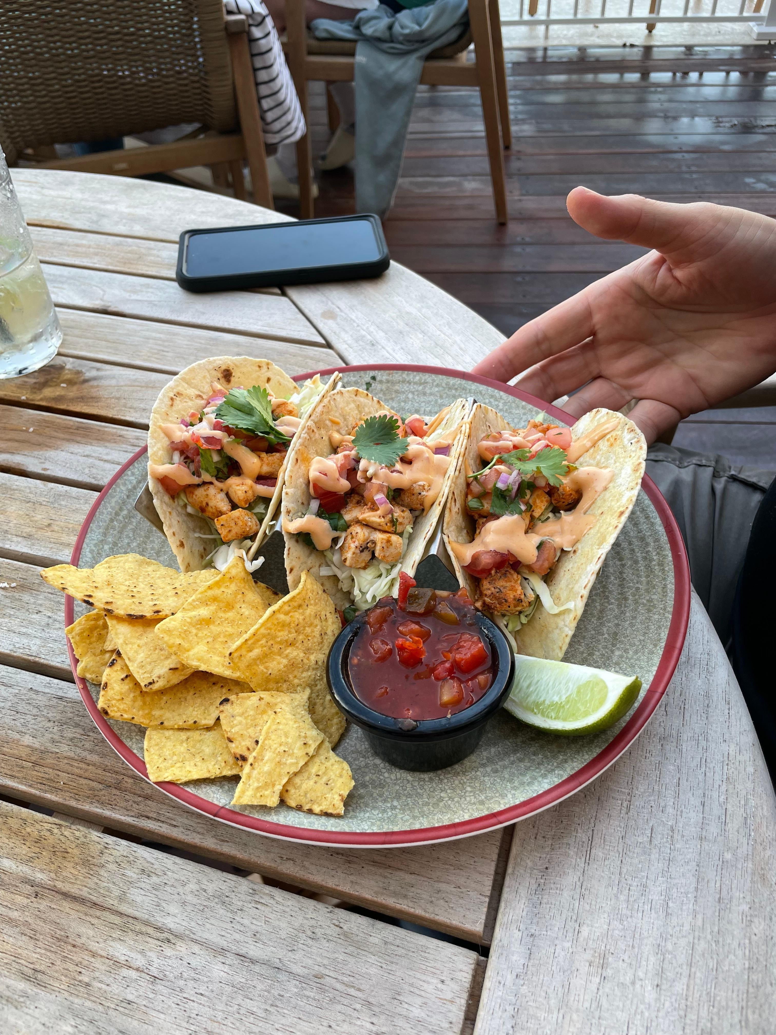 Blackened fish tacos