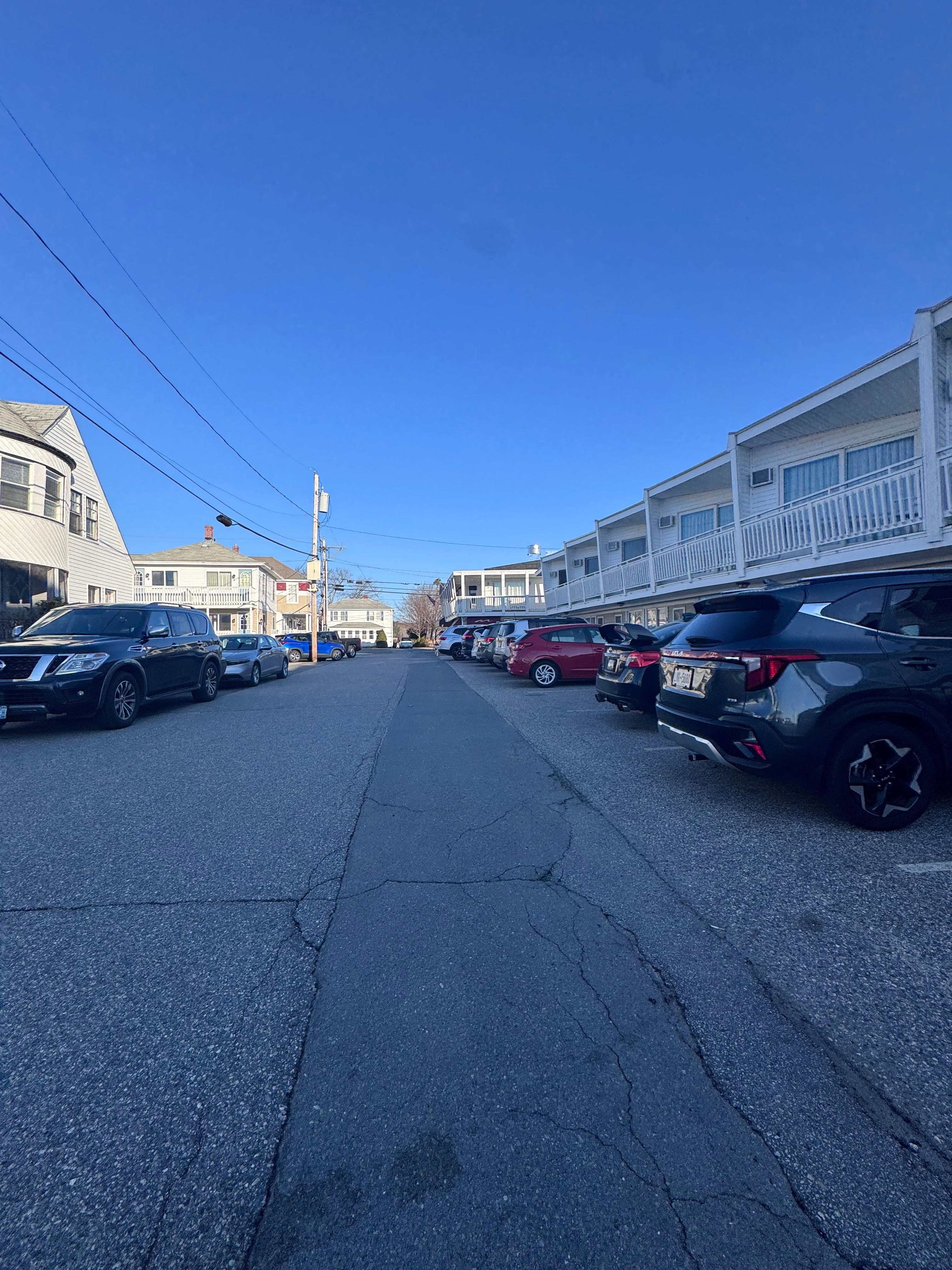 The view walking to the cafe!