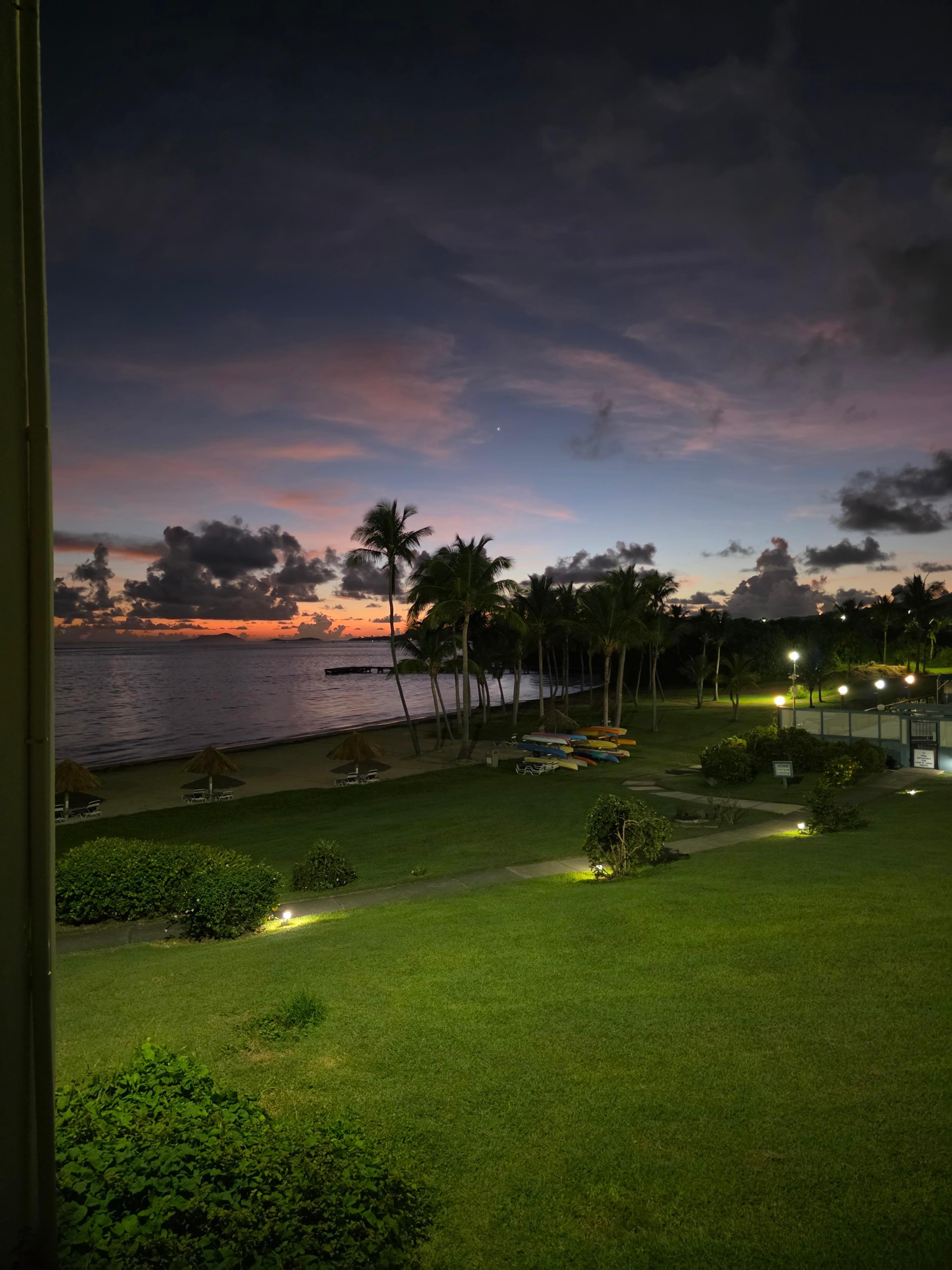 Sunrise from the balcony!