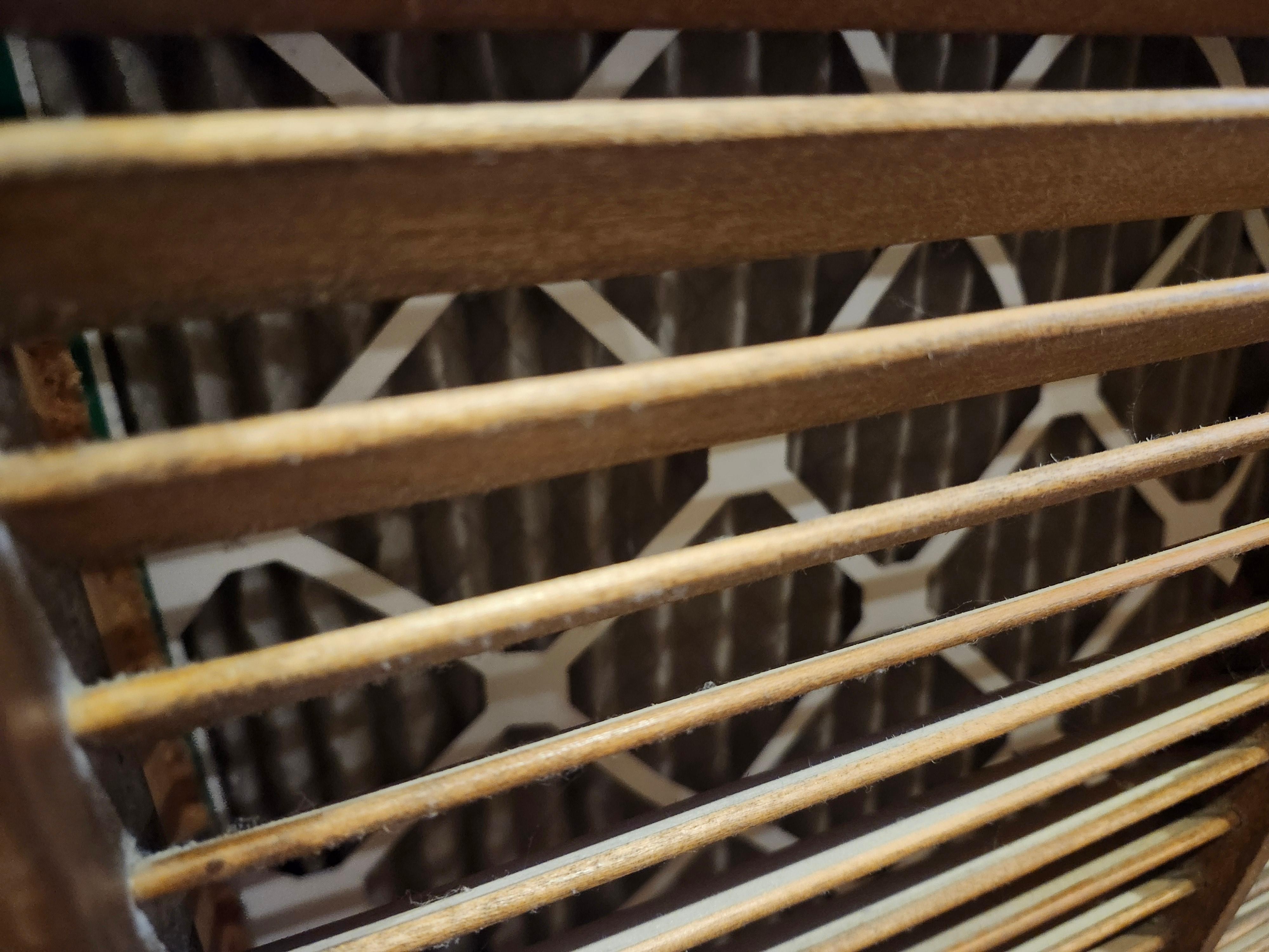 Completely full air filter