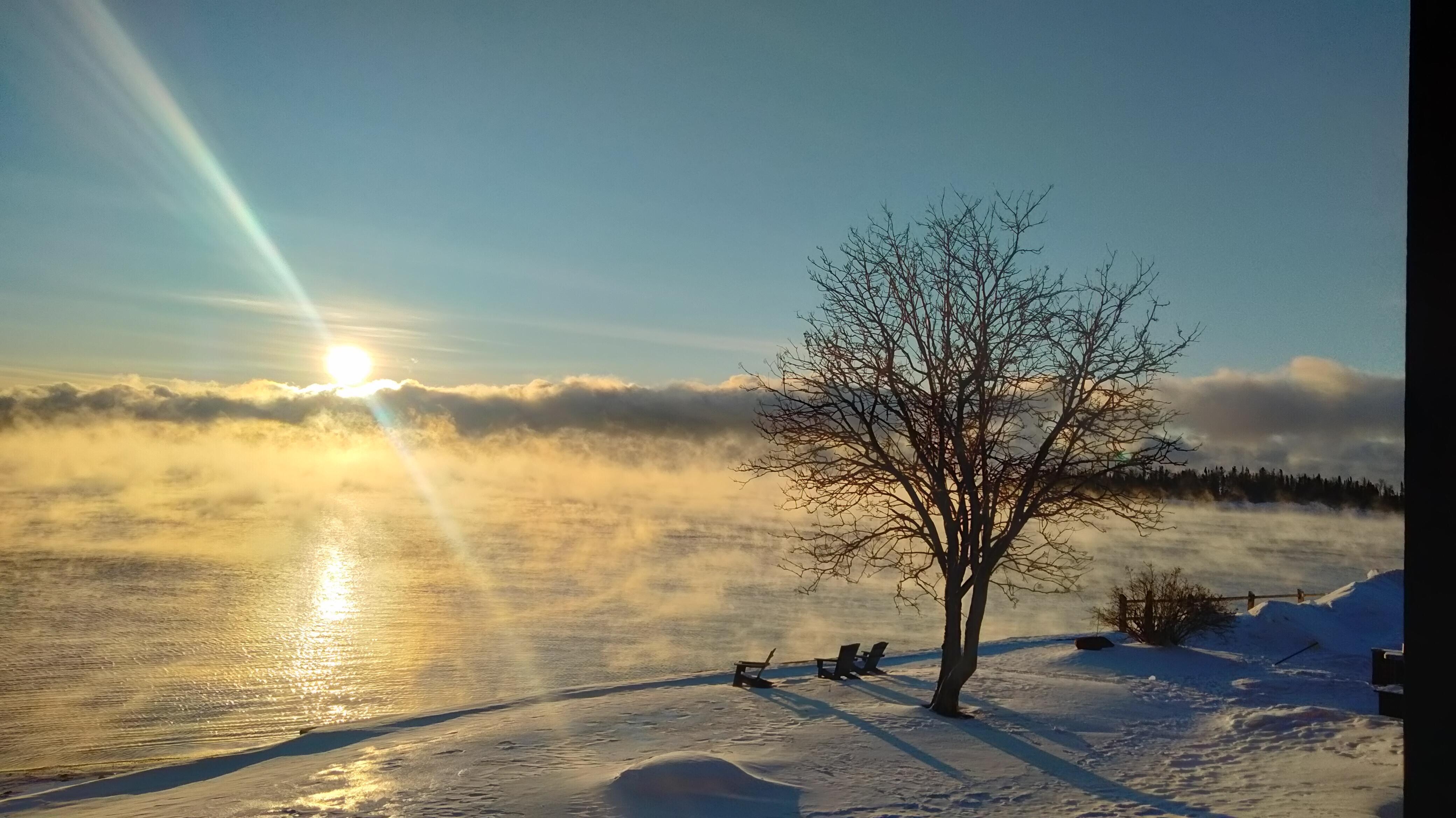 View from our balcony 
