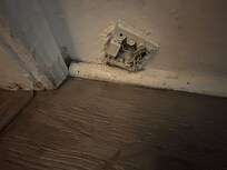 Shabby and exposed something in the kitchen