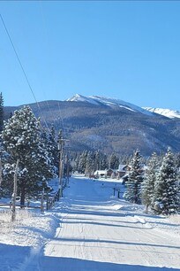 Looking down the street from our driveway. Breathtaking.