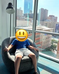 My son had a great time with our view