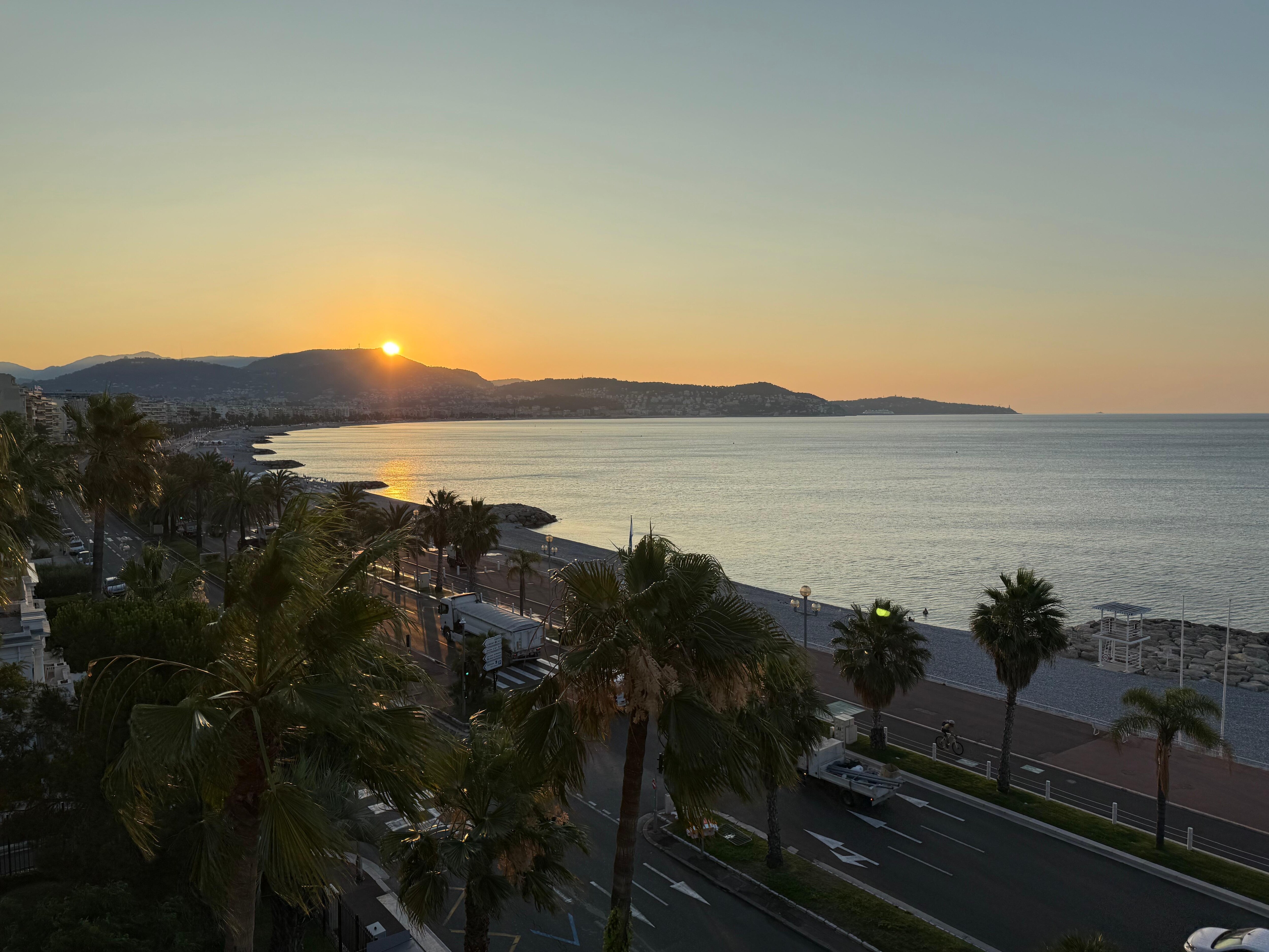 View from 5the floor balcony. (Sunrise)