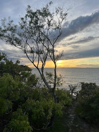 Sunset from the porch