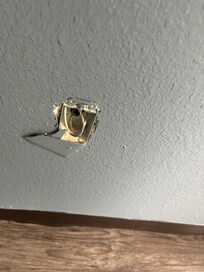 Exposed wall outlet