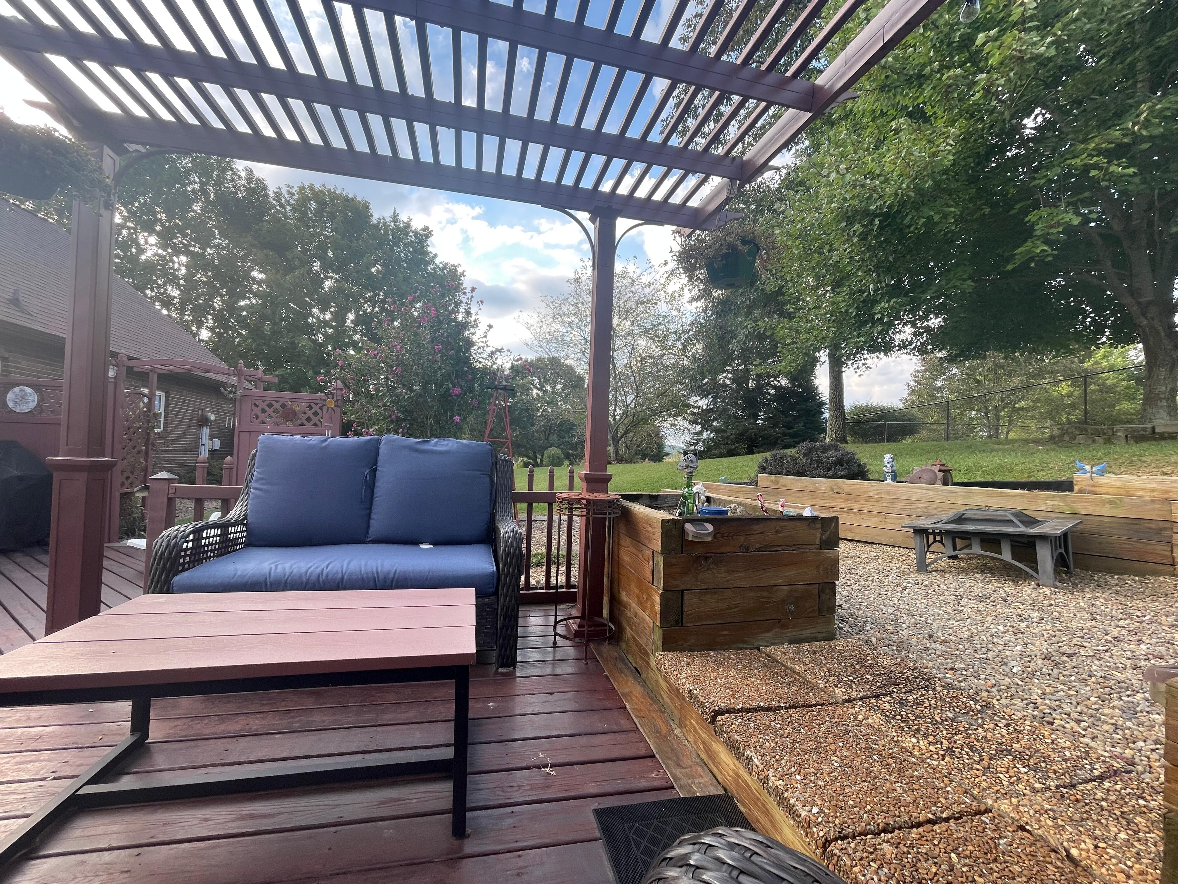 Outside sitting area