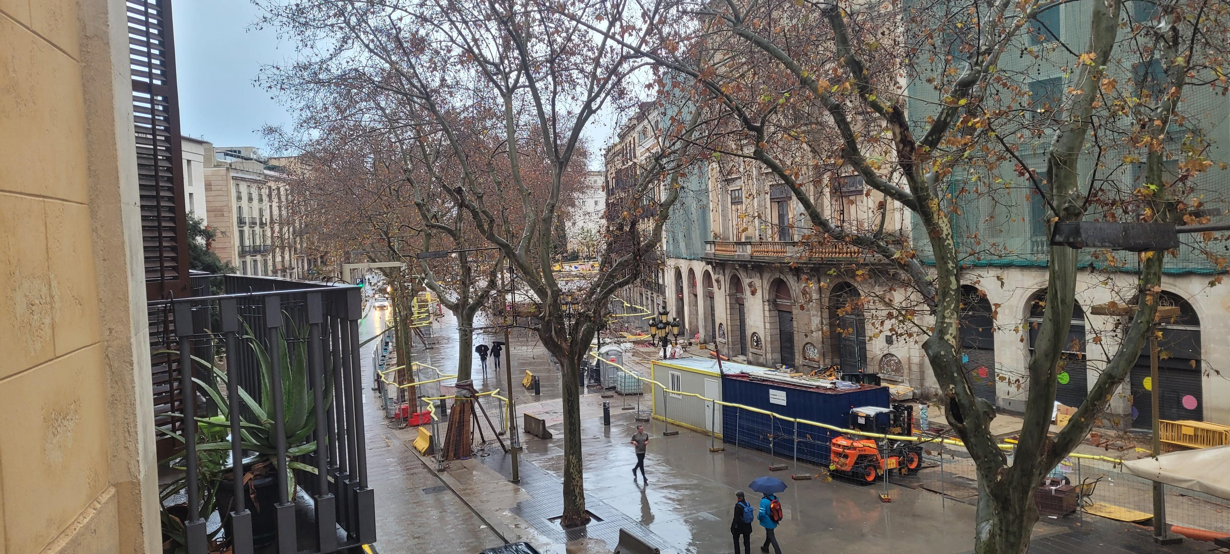 Left view from balcony