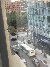 View from hotel window.