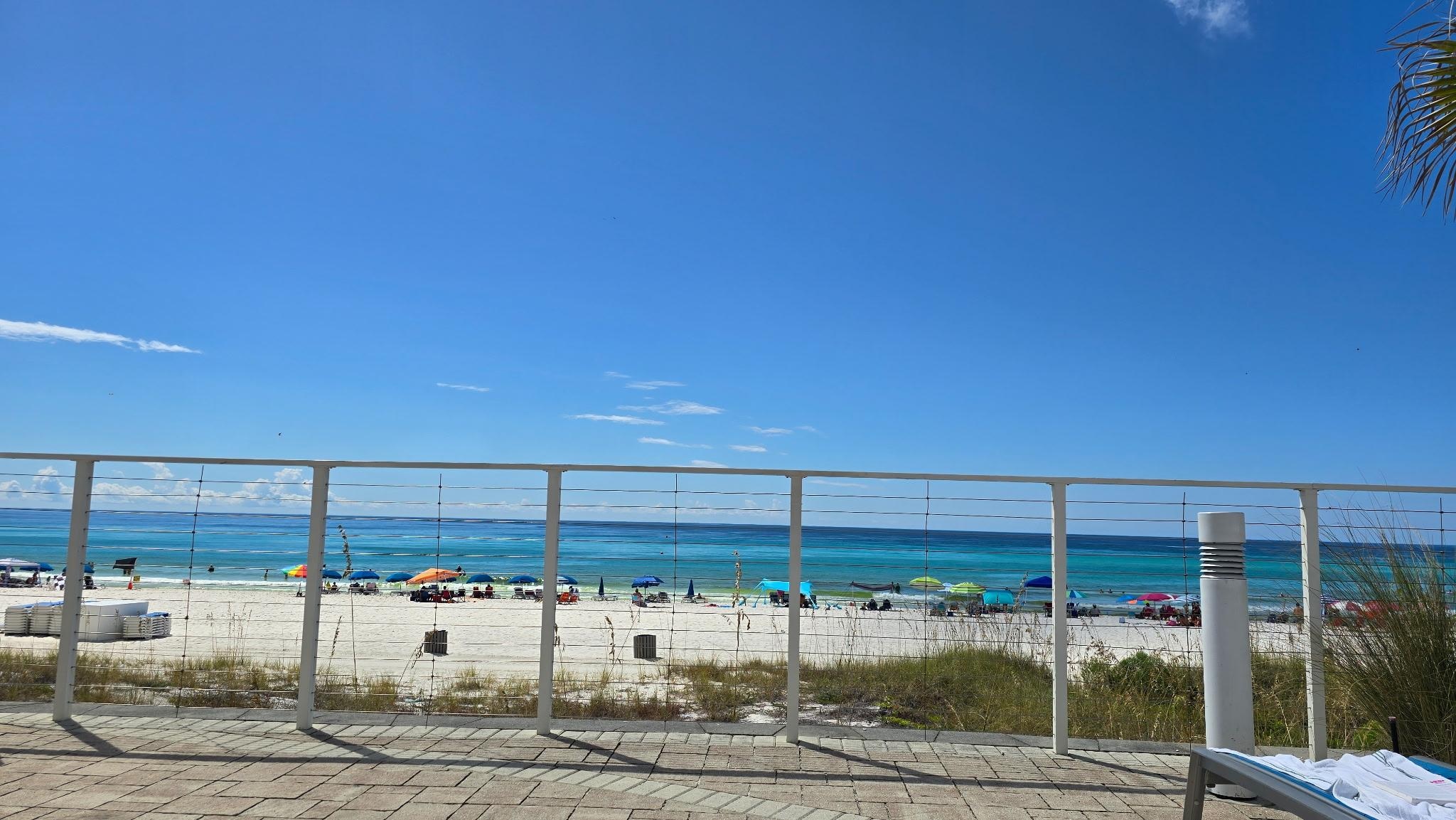 Ocean view from pool deck