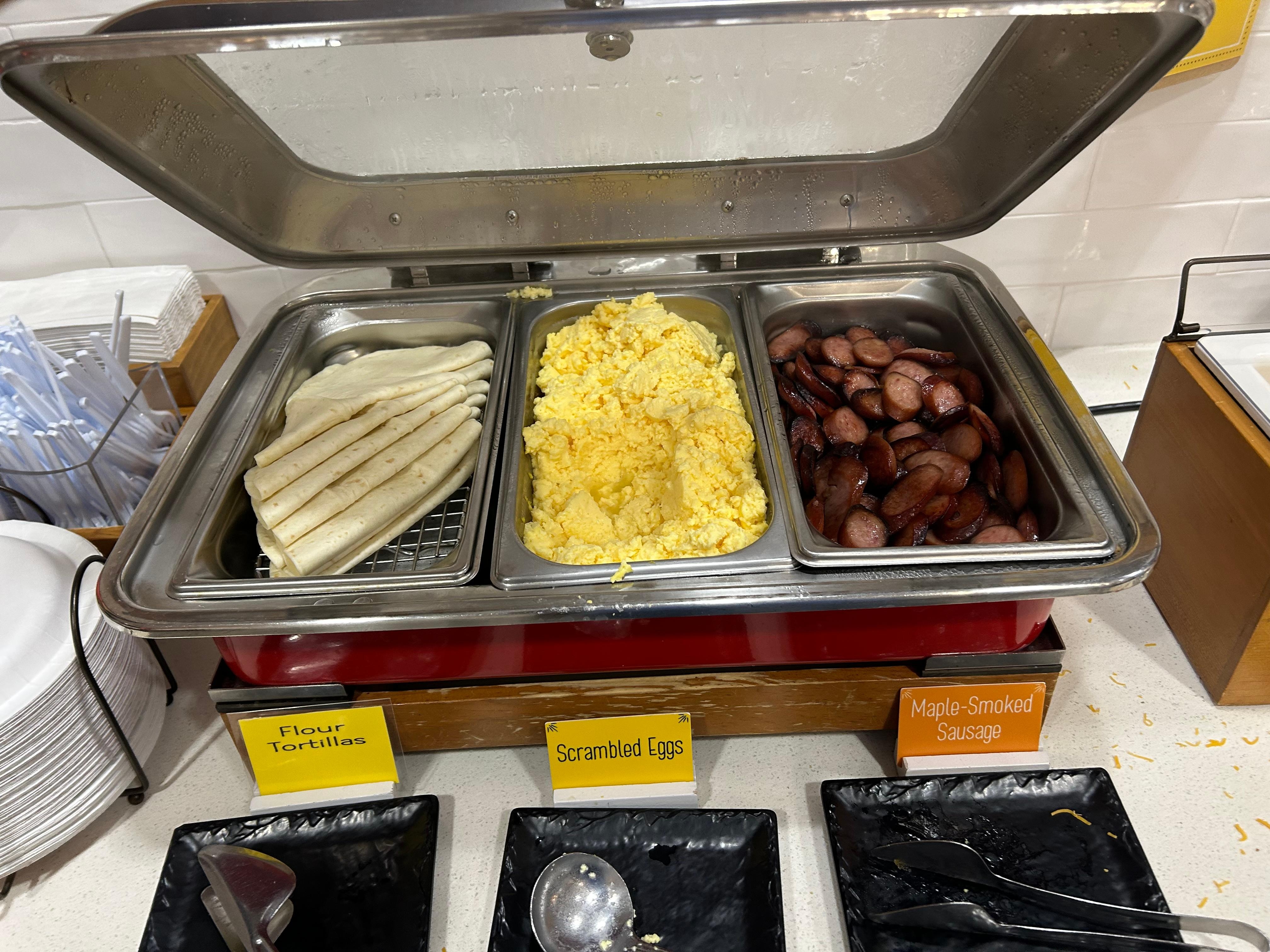 Free breakfast selection 