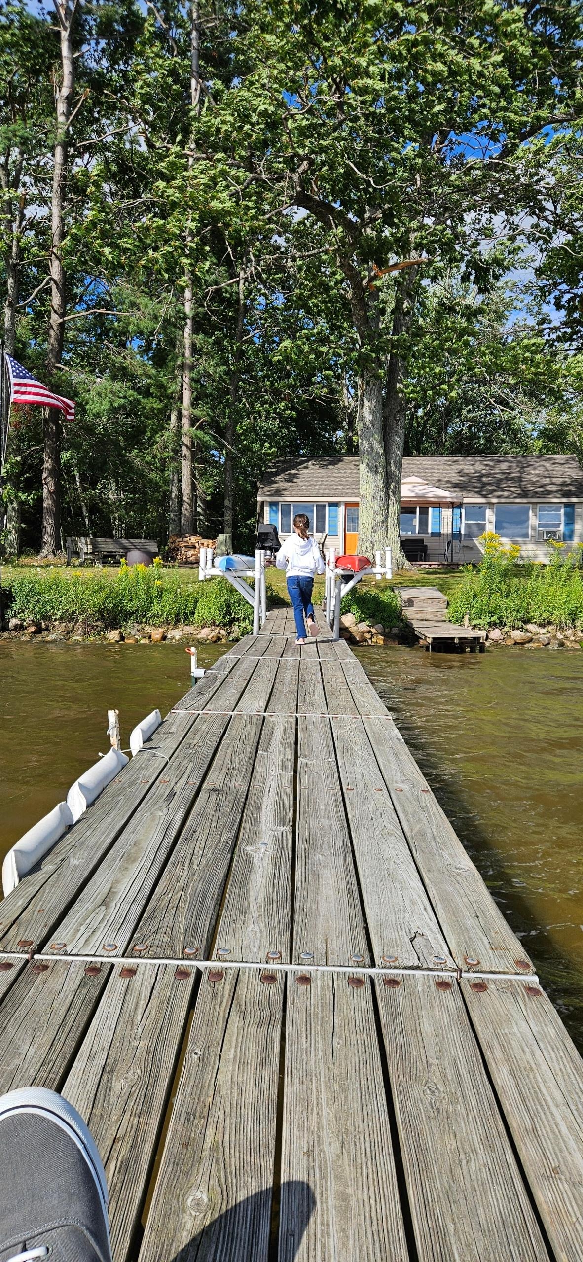 Our granddaughter loved the lake!!