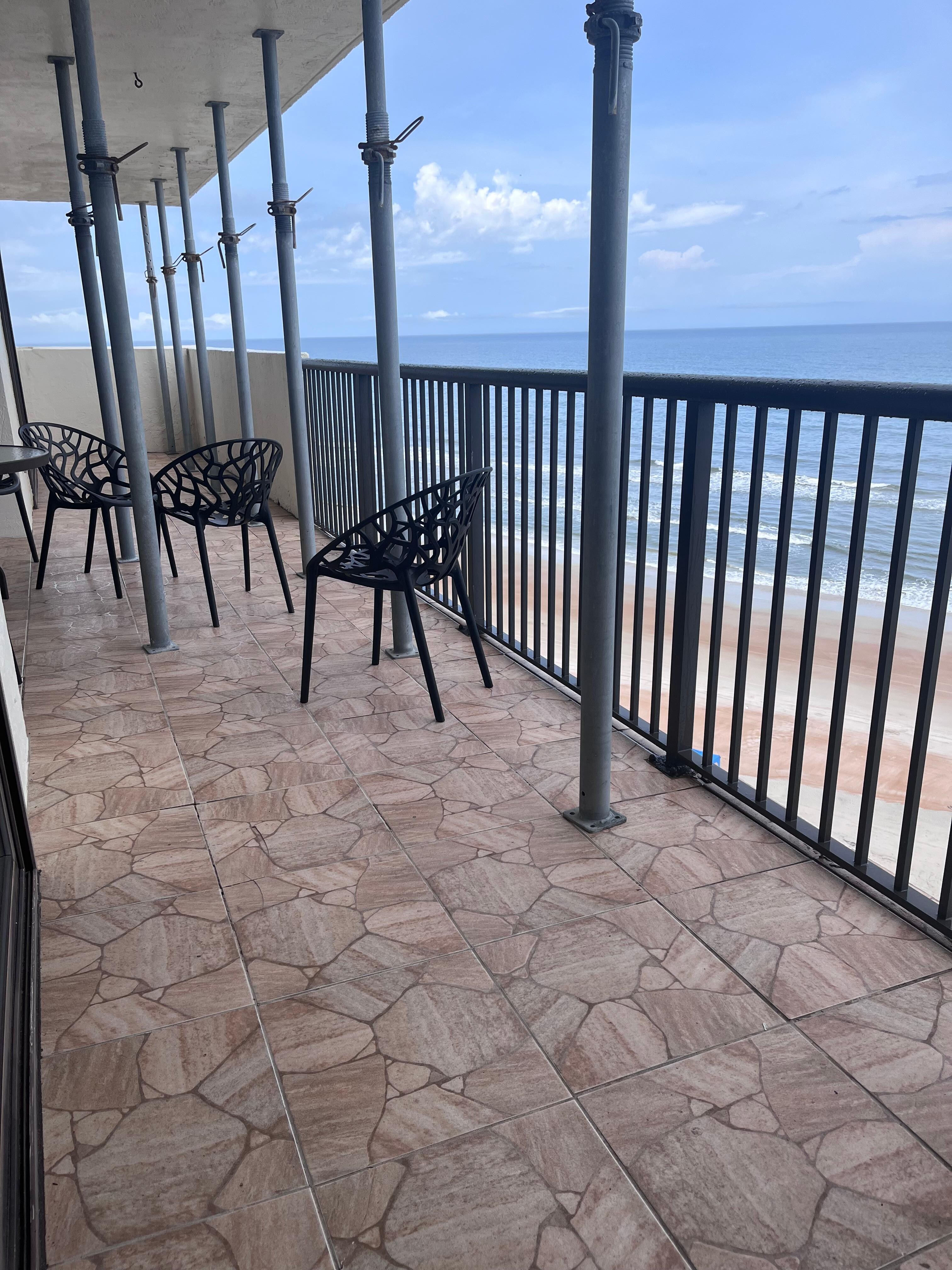 Porch pole supports 