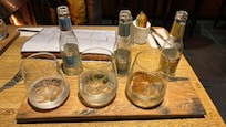 Outstanding flight of gin distilled on the premises