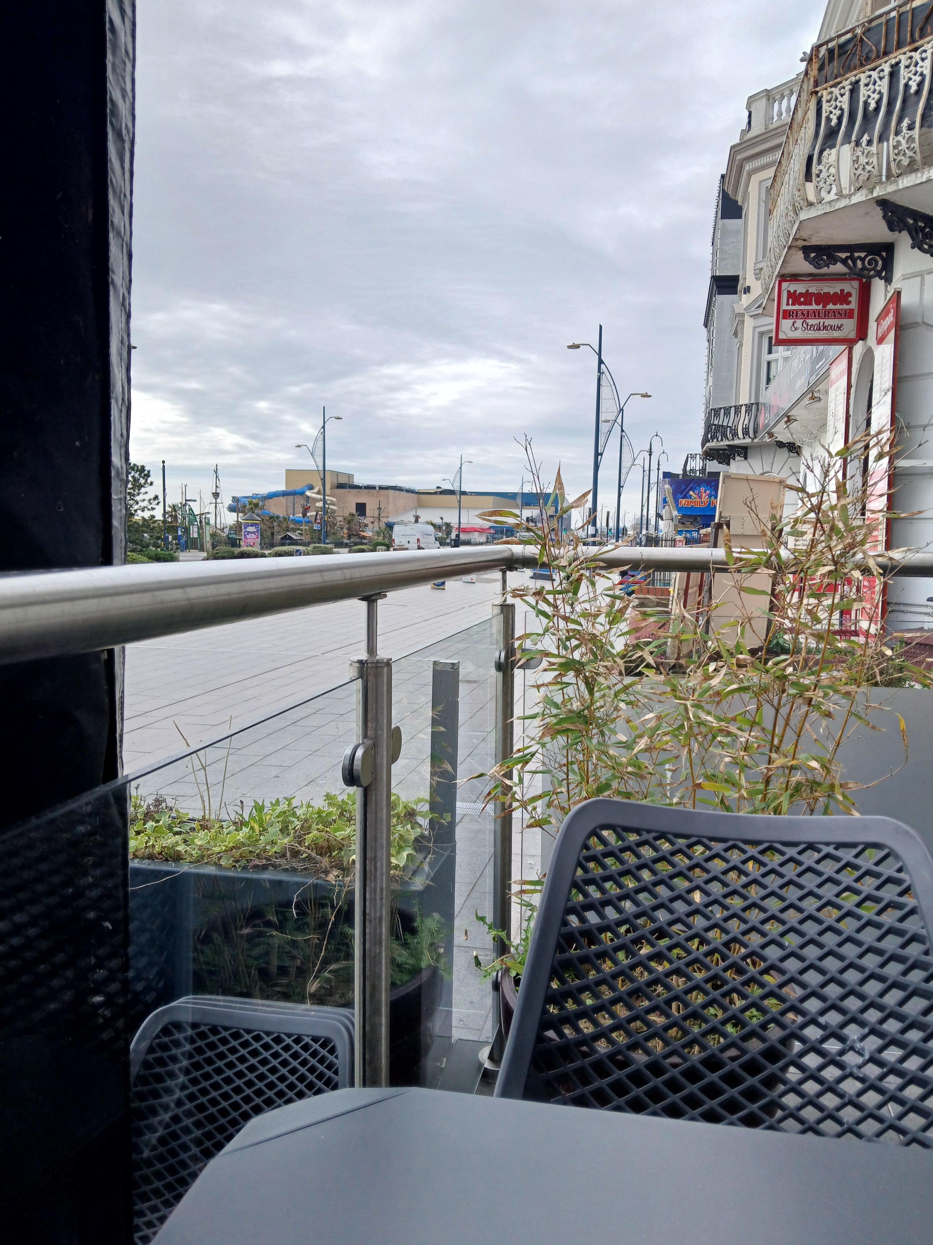 View from outside sitting area