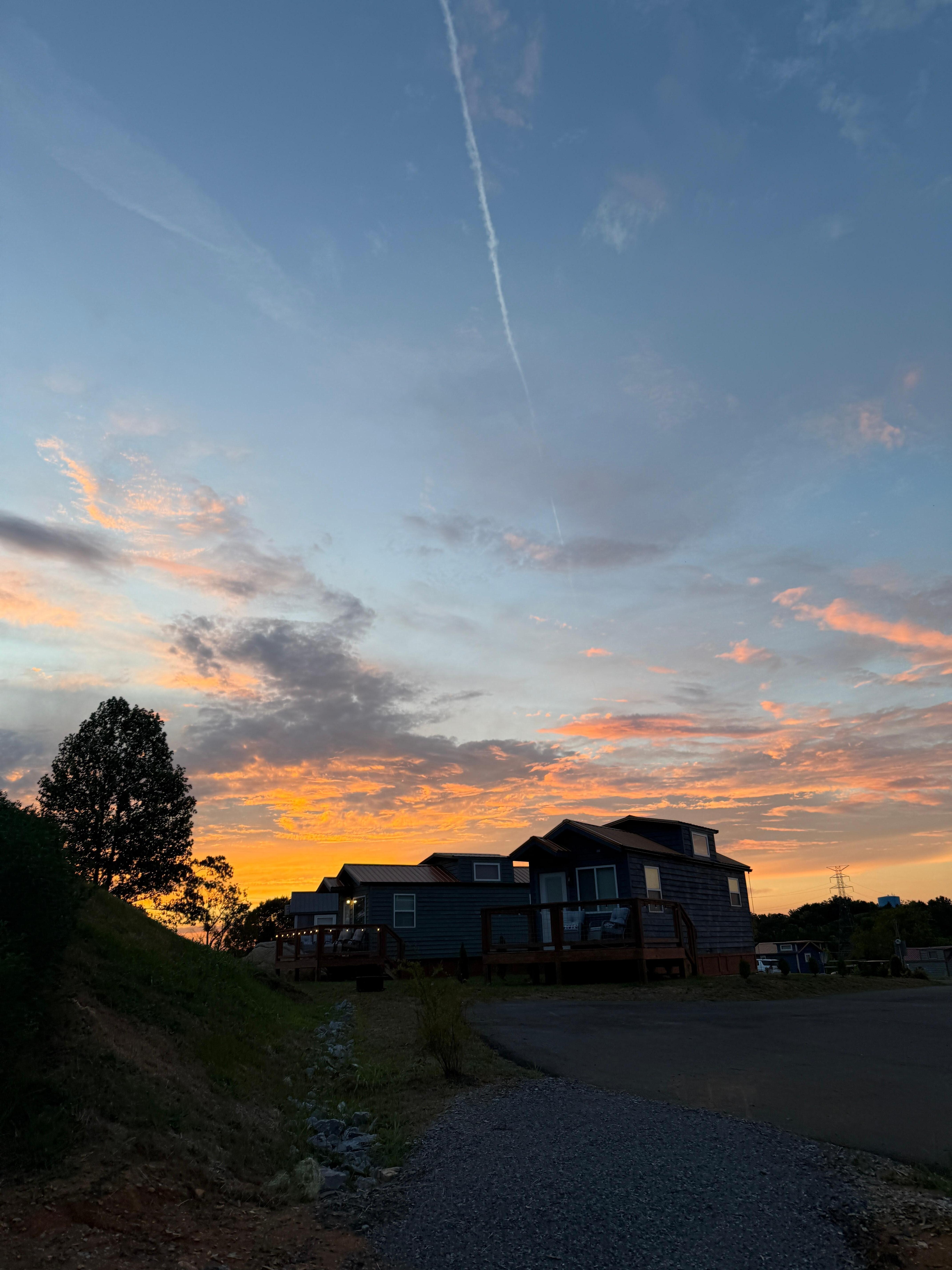 Sunsets on the property