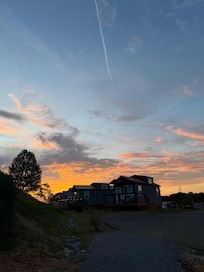 Sunsets on the property