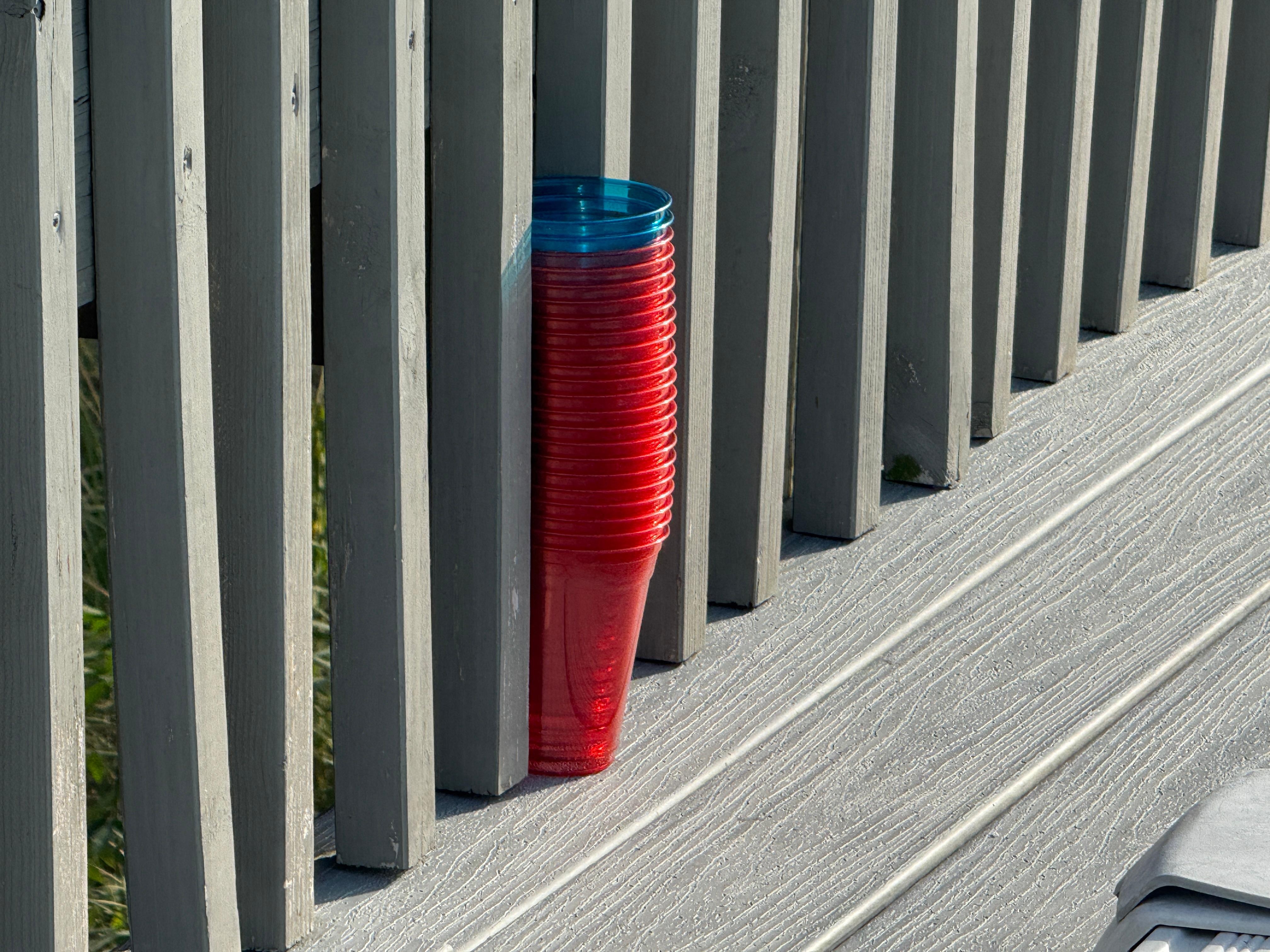 Left over dirty cups