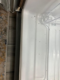 The refrigerator was disgusting.