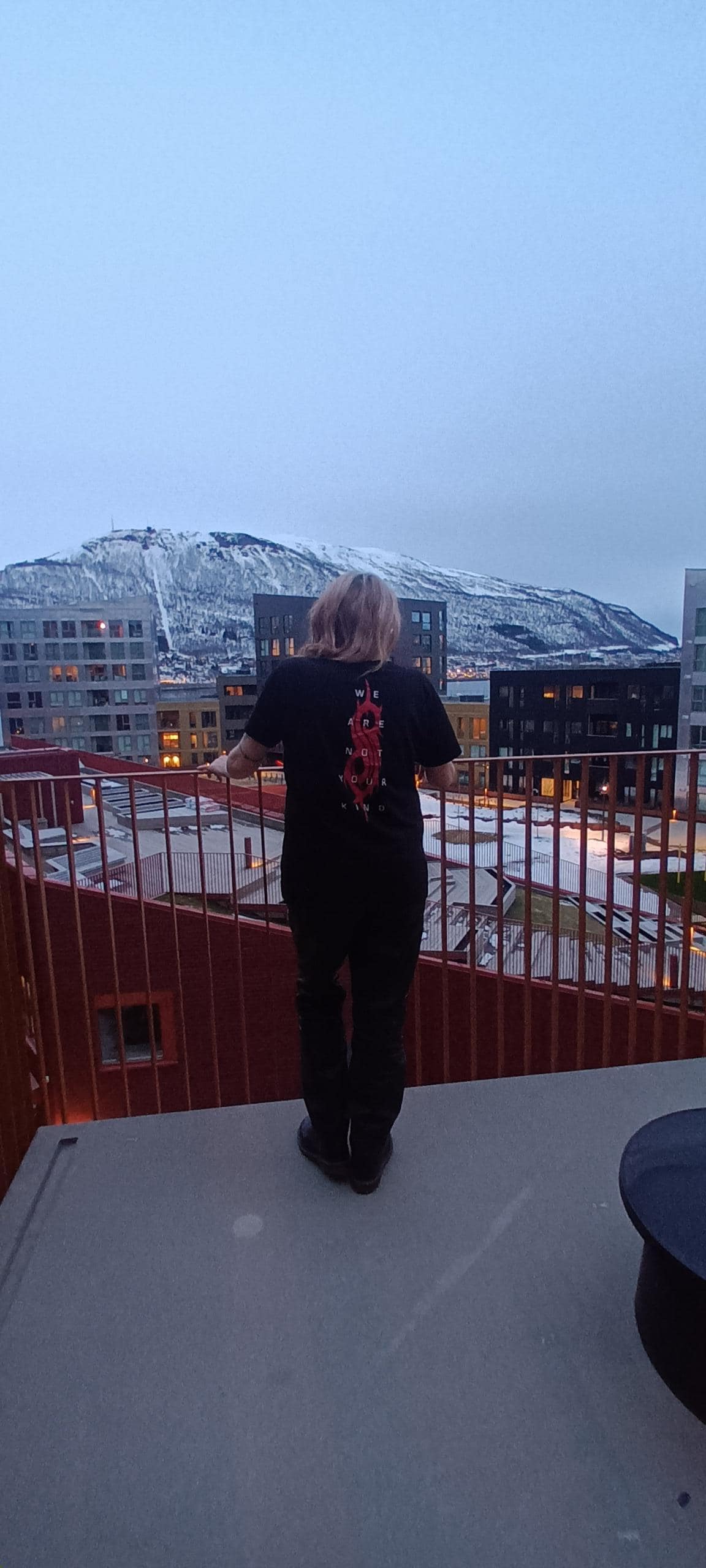 View from the balcony