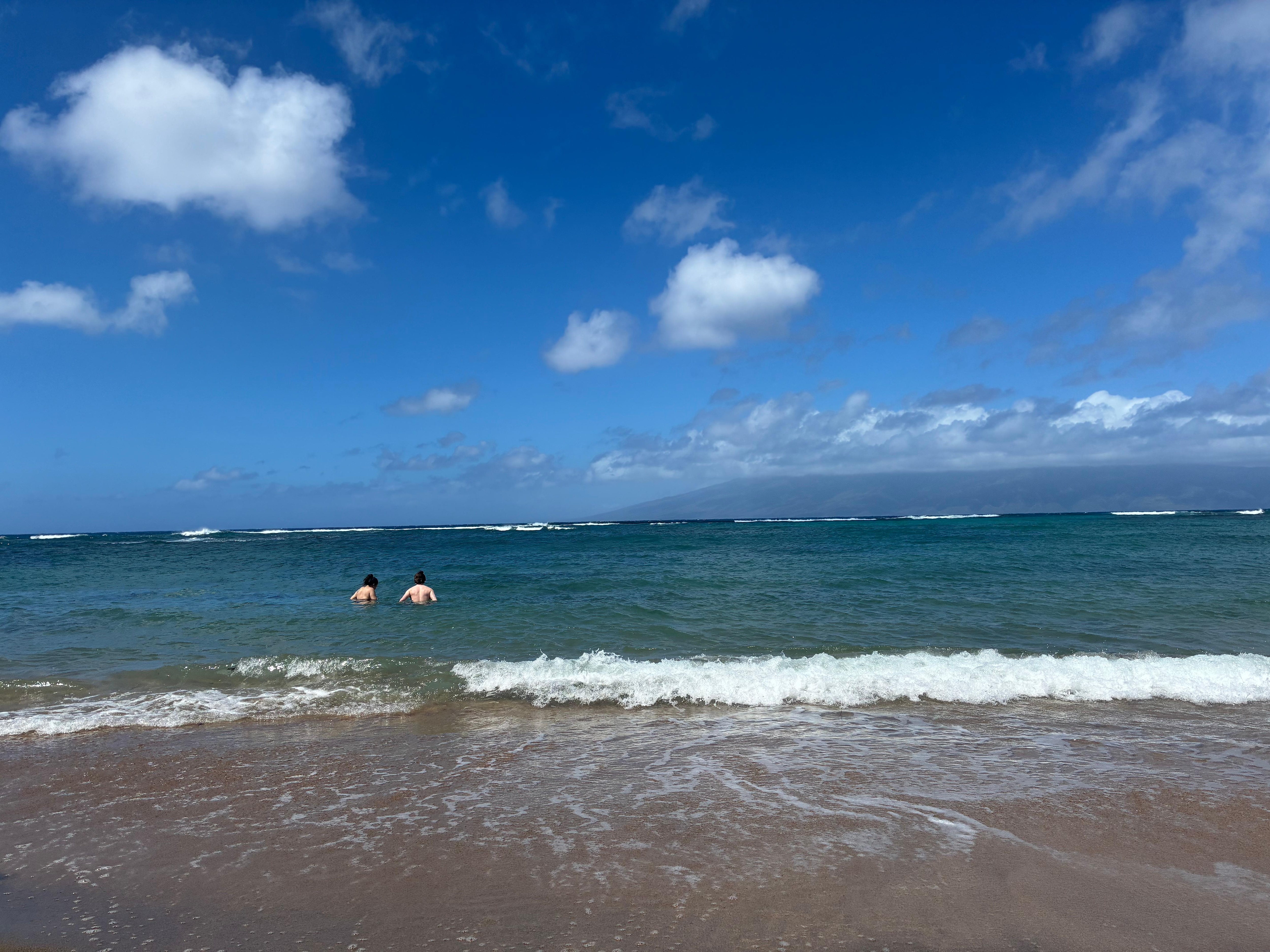 Beach in front of condo