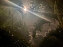 Super moon from the balcony