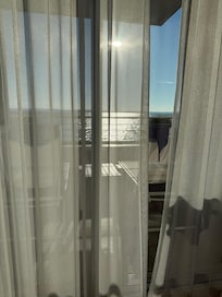 The view from the room in the morning