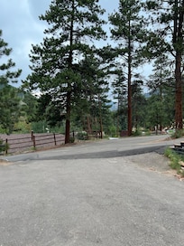 the space outside the cabin.