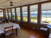 The enclosed porch