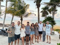 Beach in front of the house