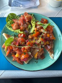 Tomato Bruschetta - Vegan