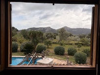 Uitzicht vanuit slaapkamer