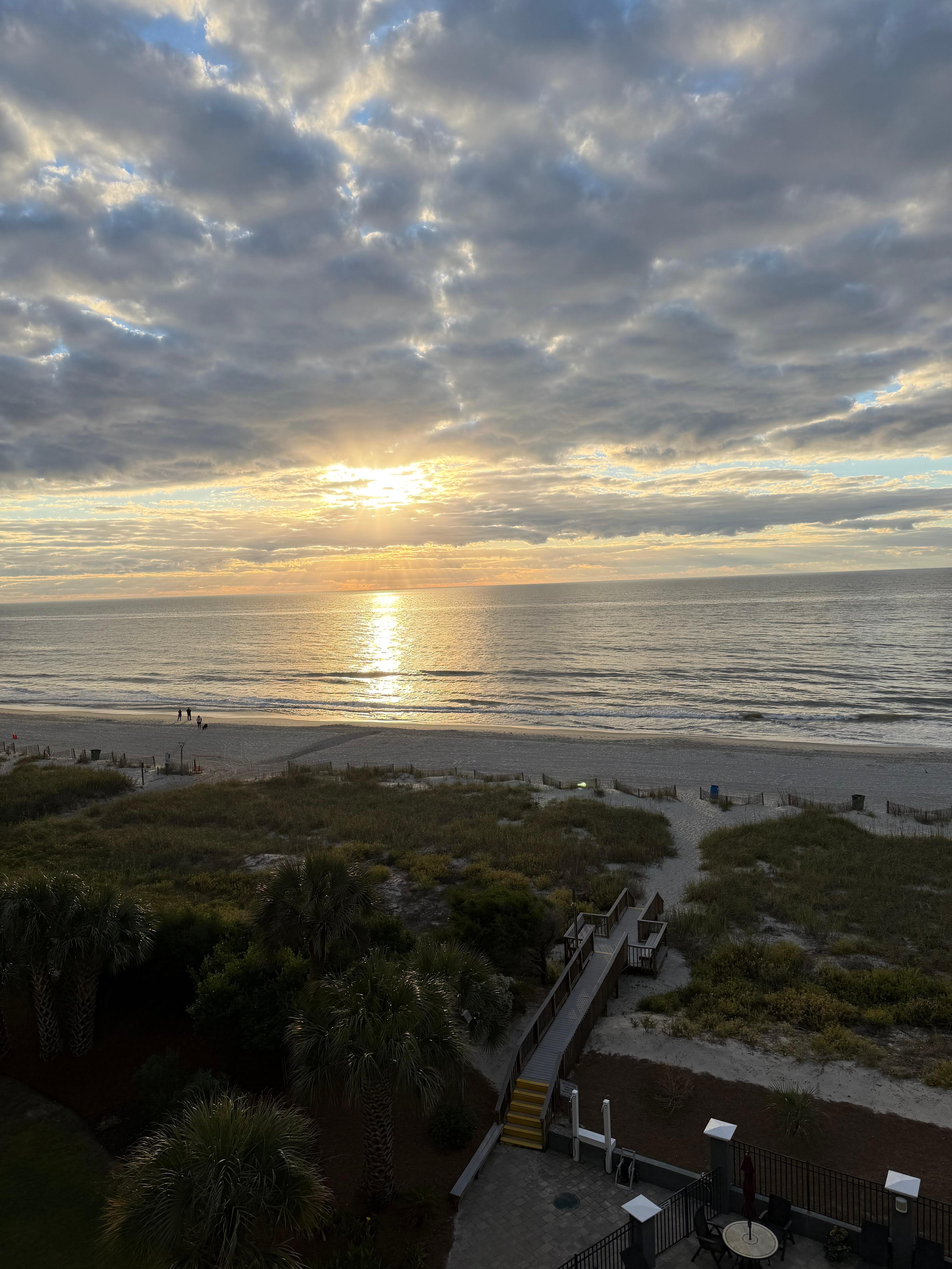 View from the balcony