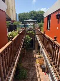 View from the bridge upstairs.