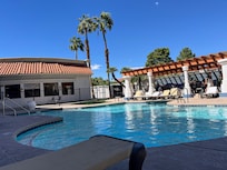 Nice pool and hot tub