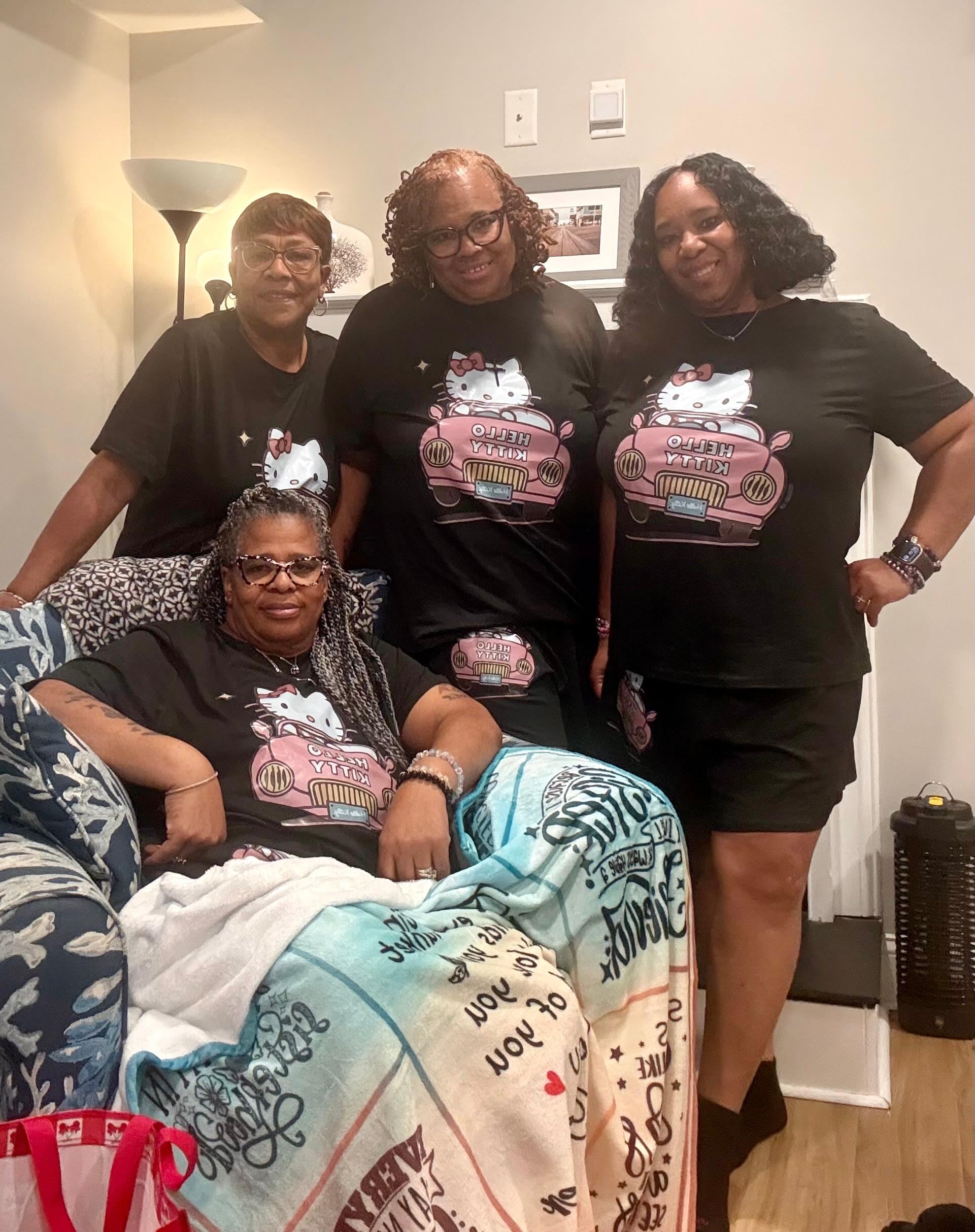 Relaxing watching movie's on our 2026 Sister Trip!!! 