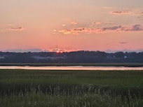 Sunset view from house