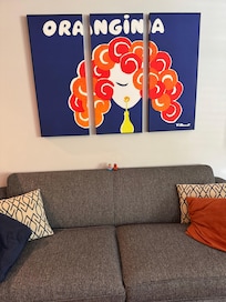 Comfy couch - Pulls out into another bed if needed