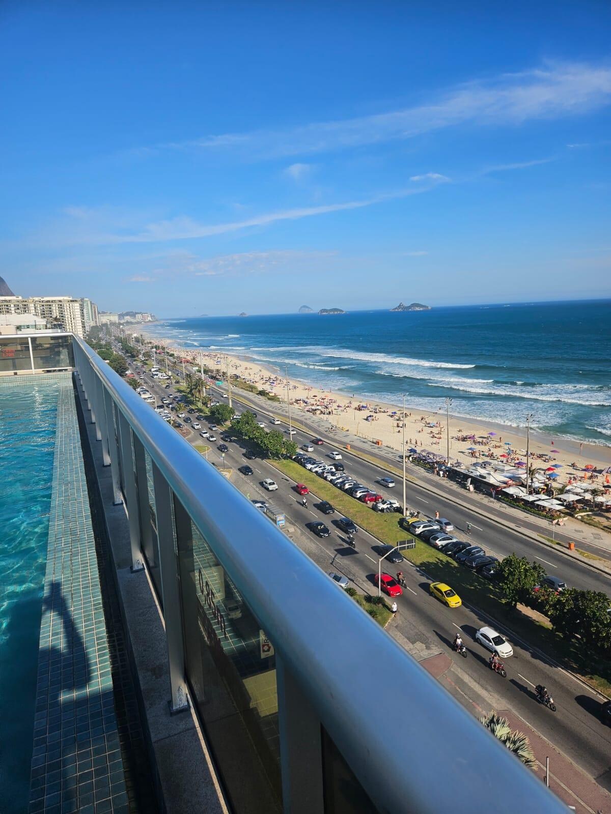 Visão da piscina, 11 andar